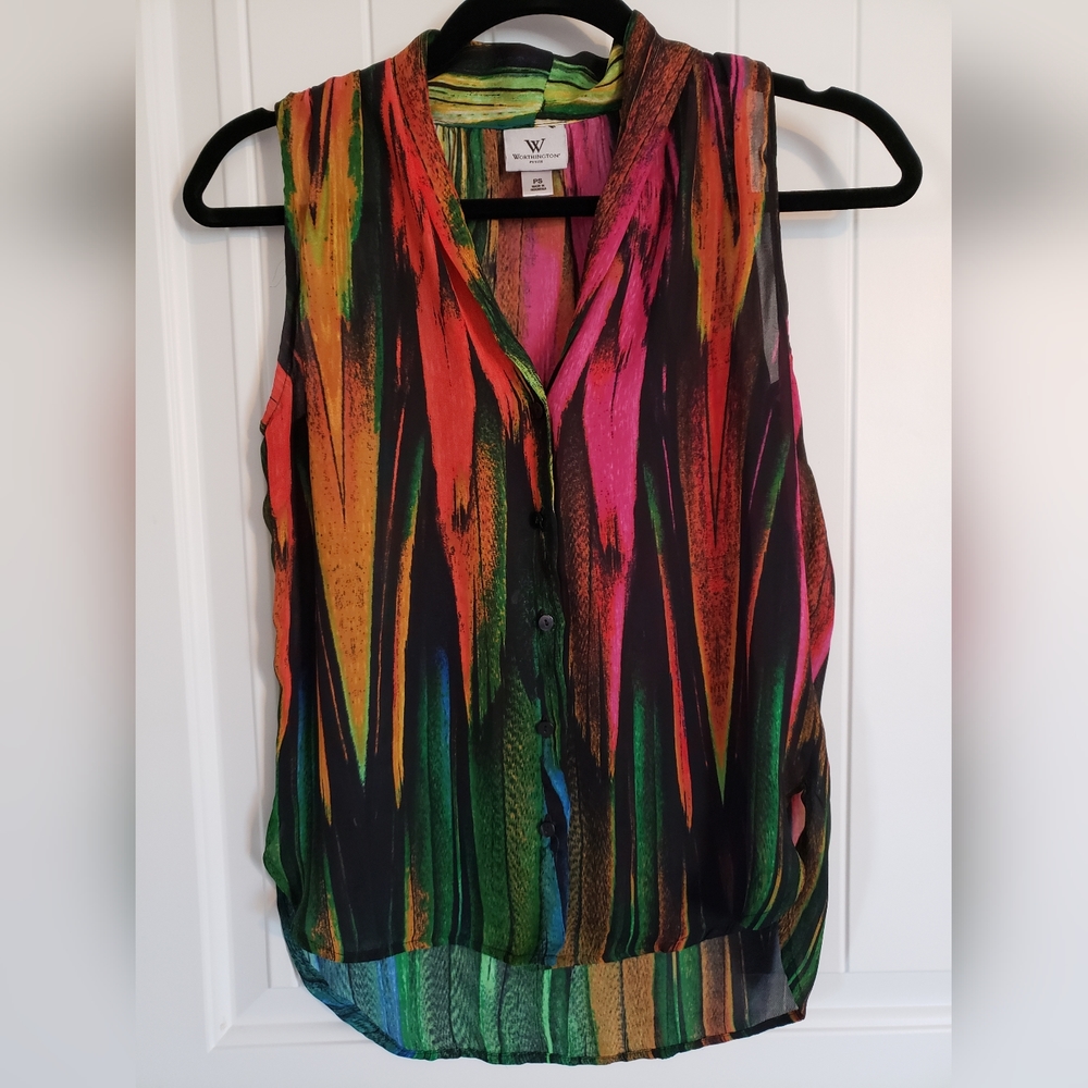 Worthington Sleeveless Blouse